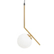 Pendul Nala 1XE14 40W 1.5m, auriu, Erste - eVoltaSmart