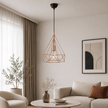 Pendul Piramit 1Xe27 Negru Cupru – OKTAY | 10101 - eVoltaSmart
