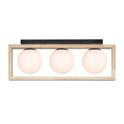 Plafonieră ARTFUL PL3, KL100093, 3xE27, natur - eVoltaSmart
