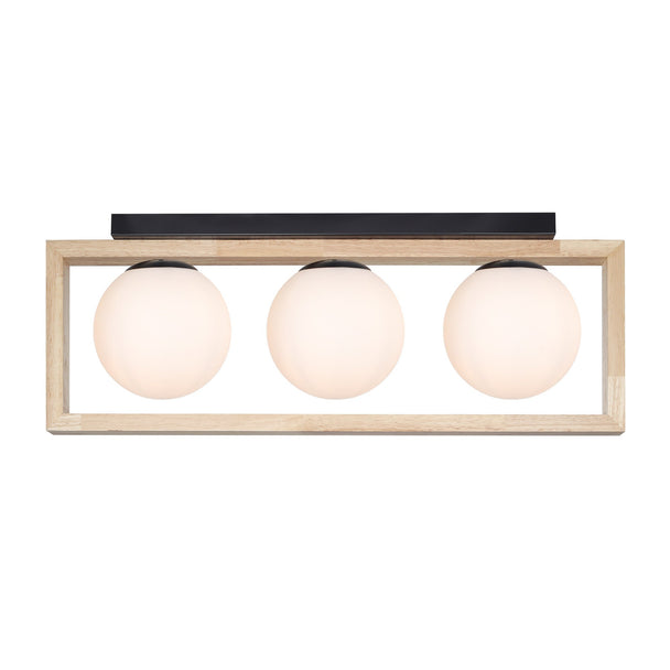 Plafonieră ARTFUL PL3, KL100093, 3xE27, natur - eVoltaSmart