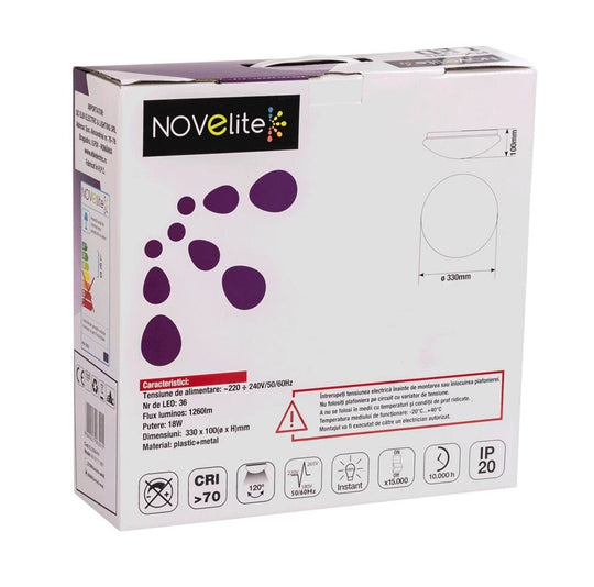 Plafoniera LED 18W 6500K - eVoltaSmart