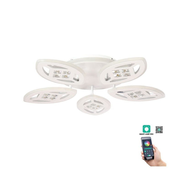 Plafonieră LED MAROS PL5, KL151044, 115W, 3000-6500K, alb - Evolta Smart