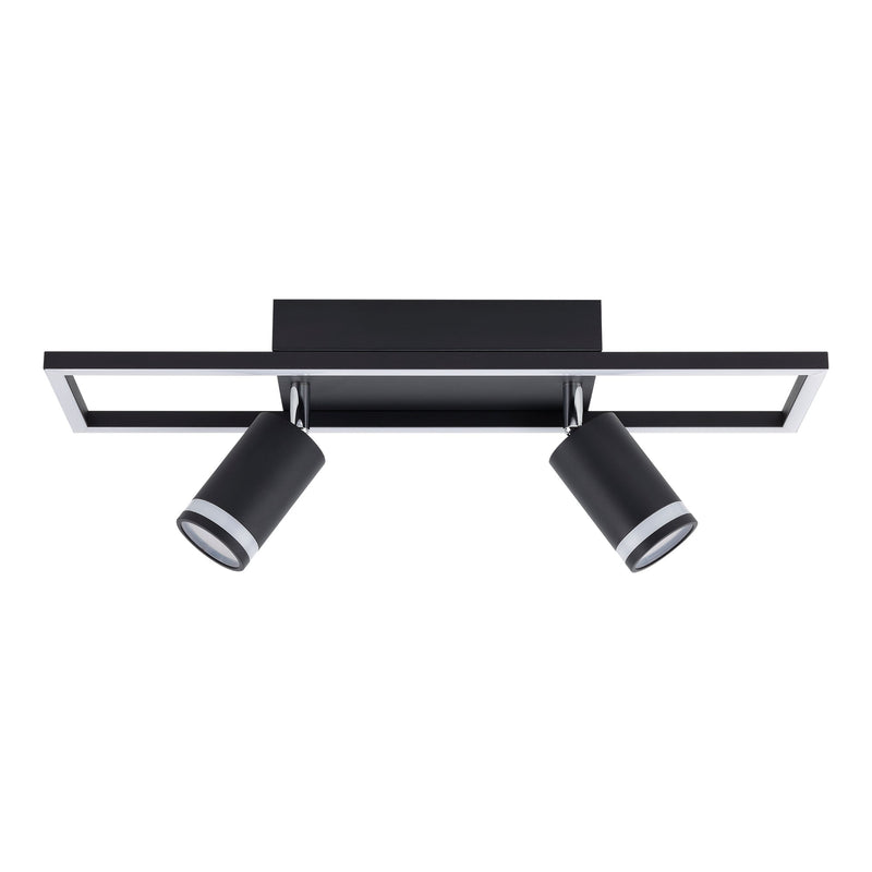 Plafonieră LEYLA AP2, KL162021, 2xGU10, negru - eVoltaSmart