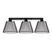Plafonieră NOVOS PL3, KL100104, 3xE27, negru - eVoltaSmart