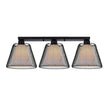 Plafonieră NOVOS PL3, KL100104, 3xE27, negru - eVoltaSmart