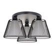 Plafonieră NOVOS PL3 R, KL100105, 3xE27, negru - eVoltaSmart