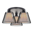 Plafonieră NOVOS PL3 R, KL100105, 3xE27, negru - eVoltaSmart