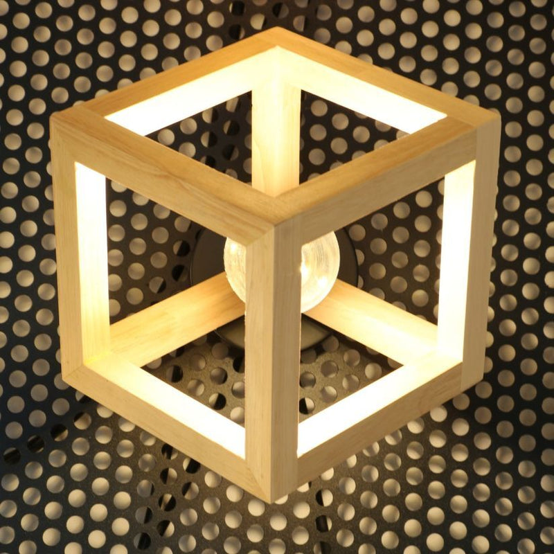 Plafonieră RHOMBUS PL1, KL101050, 1xE27, natur - eVoltaSmart