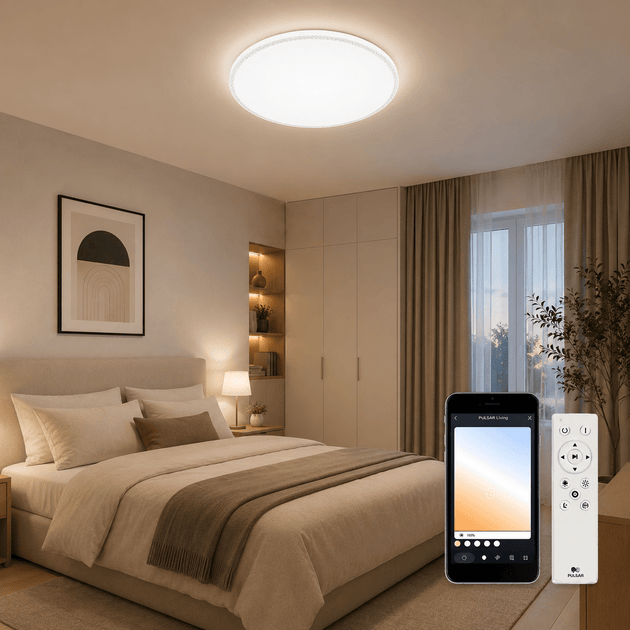 Plafoniera Smart Lord Ring 36W 3000K-6500K IP20, PULSAR - eVoltaSmart