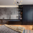 Plafonieră STRAIGHT PL6, KL100008, 6xE27, negru, cupru - eVoltaSmart