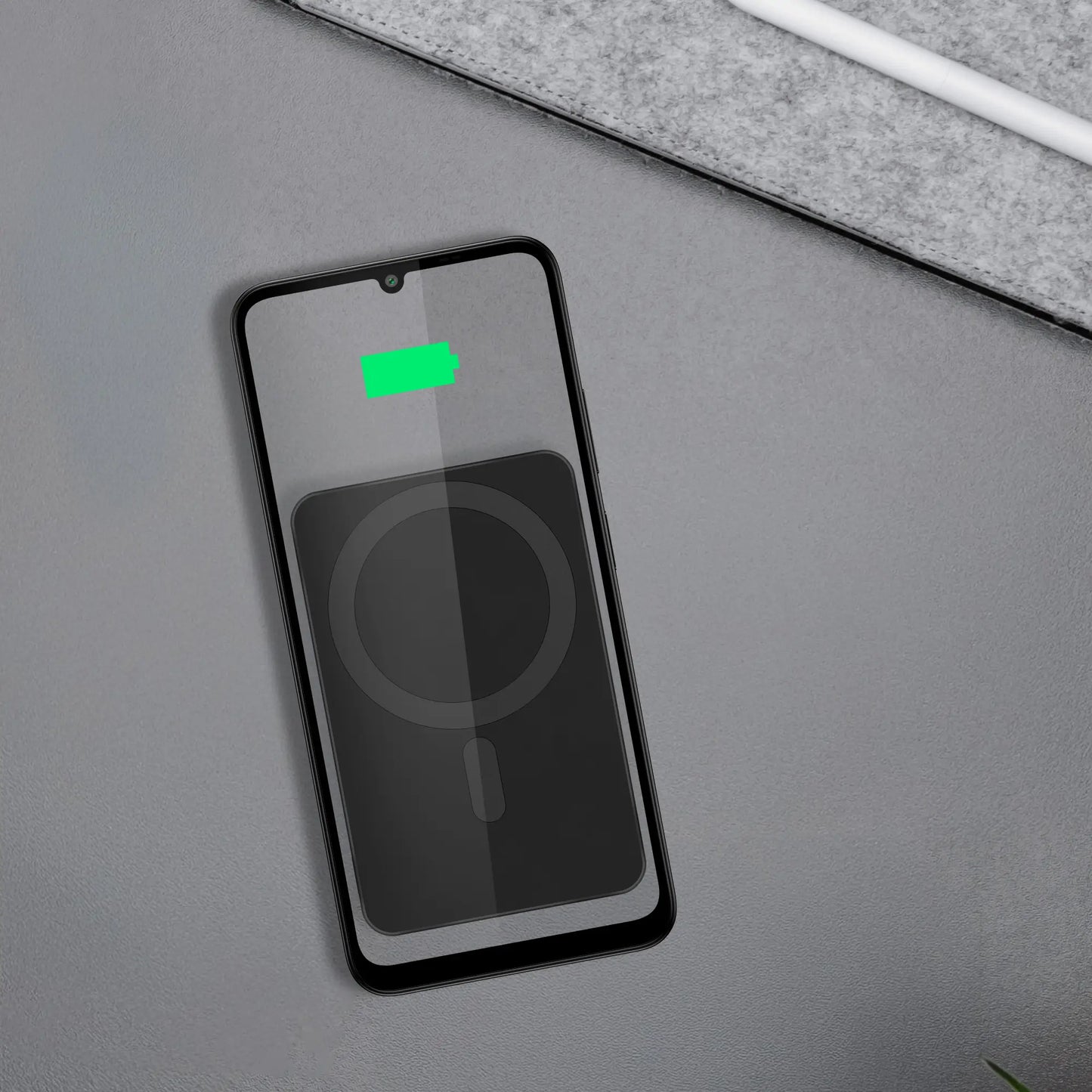 Power Bank inductie Kruger&Matz KM0912 10000mAh Li-ion Mag Safe wireless 15W / USB-C 20W /USB-A 25W