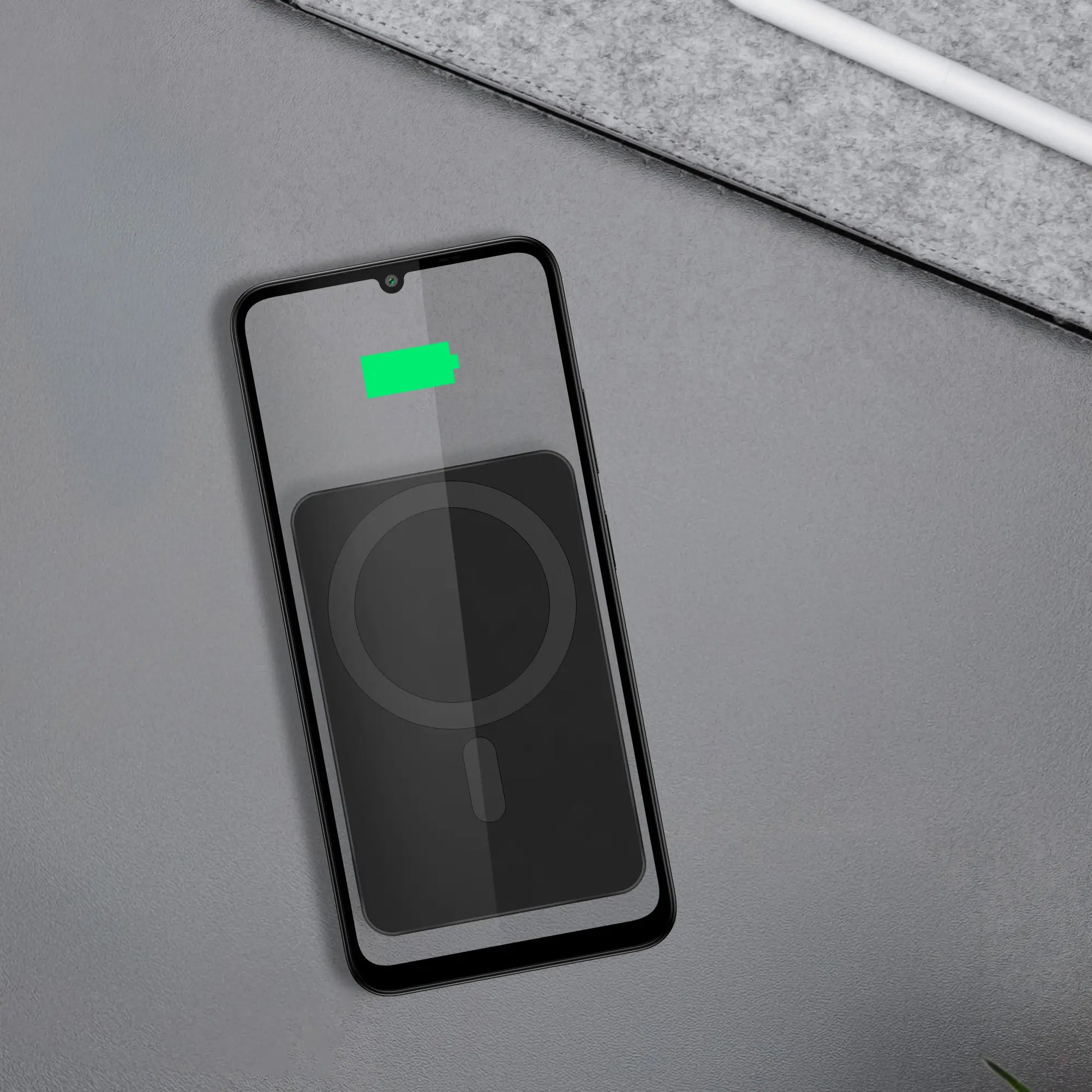 Power Bank inductie Kruger&Matz KM0912 10000mAh Li-ion Mag Safe wireless 15W / USB-C 20W /USB-A 25W