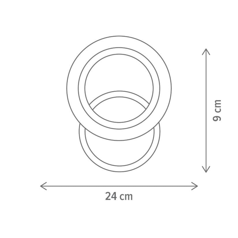 Aplică LED PRIMUS AP1, KL151057, 14W, 3000-6500K, negru