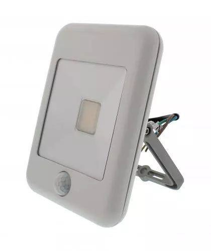 Proiector LED cu senzor 10W 700lm IP44 4000K alb Well