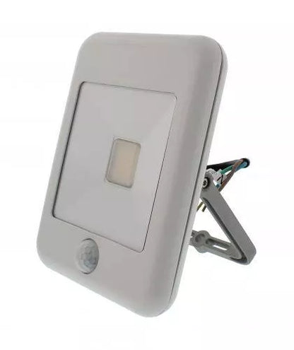 Proiector LED cu senzor 10W 700lm IP44 4000K alb Well