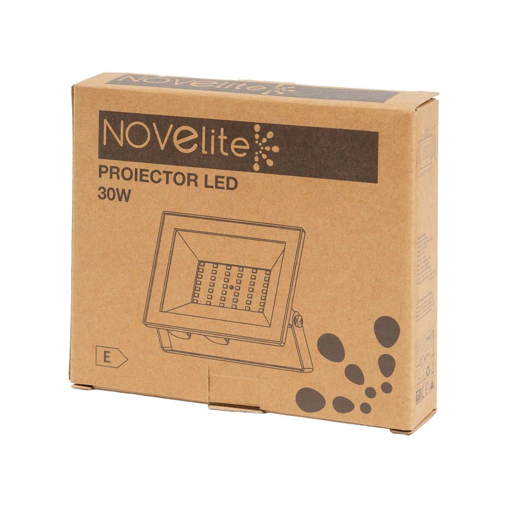 Proiector slim LED SMD V4 30W 6500K IP65, Novelite - eVoltaSmart