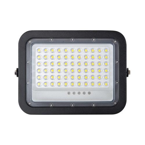 Proiector Solar LED Negru V2 100W 6500K IP65 - NOVELITE - eVoltaSmart