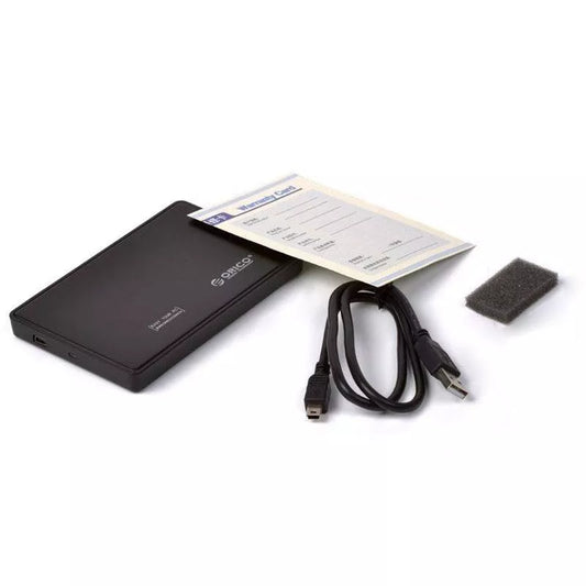 Rack 2588US Black USB 2.0 Tool Free 2.5" SATA External Enclosure Orico