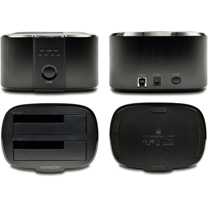 Rack docking Station USB3.0 - 2x SATA 6G cu functie CLONE DUAL HDD AXAGON ADSA-ST