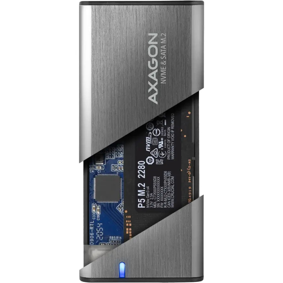 Rack Extern AXAGON EEM2-SG2 USB-C 3.2 M.2 NVMe gri