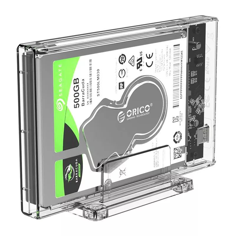 Rack HDD Orico 2159C3 USB 3.1 2.5" transparent