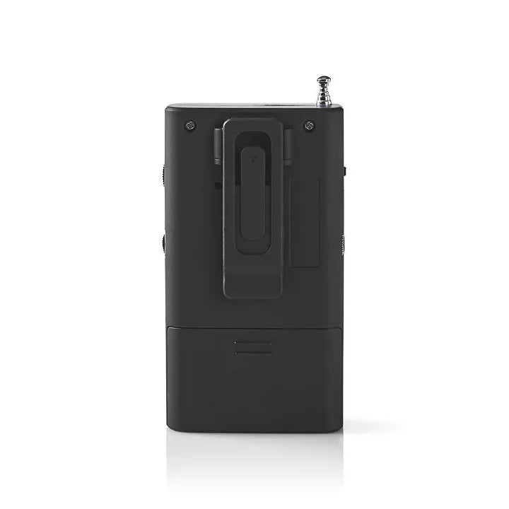 Radio FM de buzunar negru/albastru 1.5W Nedis