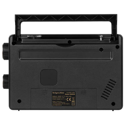 Radio portabil analog AM /FM /SW 3W 205x63.2x130mm Kruger&atz KM0830