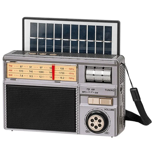 Radio portabil analog SOLAR AM /FM /SW 3W 145x60.9x96.4mm Kruger&atz KM0831
