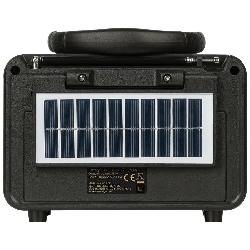 Radio portabil analog SOLAR AM /FM /SW 5W 166x87.5x130mm Kruger&atz KM0832