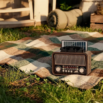 Radio portabil analog SOLAR AM /FM /SW 5W 166x87.5x130mm Kruger&atz KM0832