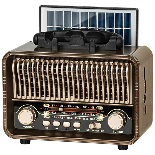 Radio portabil analog SOLAR AM /FM /SW 5W 166x87.5x130mm Kruger&atz KM0832