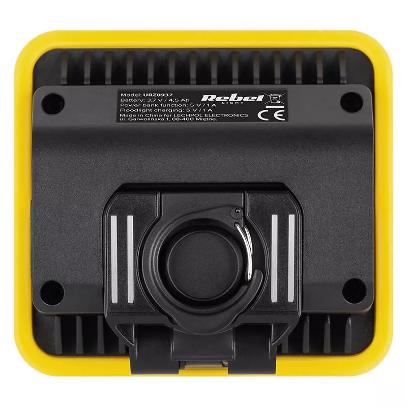 Reflector 10W LED 1000lm 4000K cu acumulator 3.7V 4.5Ah REBEL