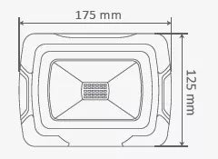 Reflector portabil 20W IP44 4000K 1400lm cip SAMSUNG V-TAC