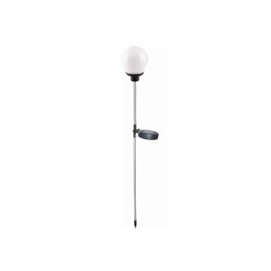 Lampa Solara LED Blanco Alb+Crom 10x10x84cm
