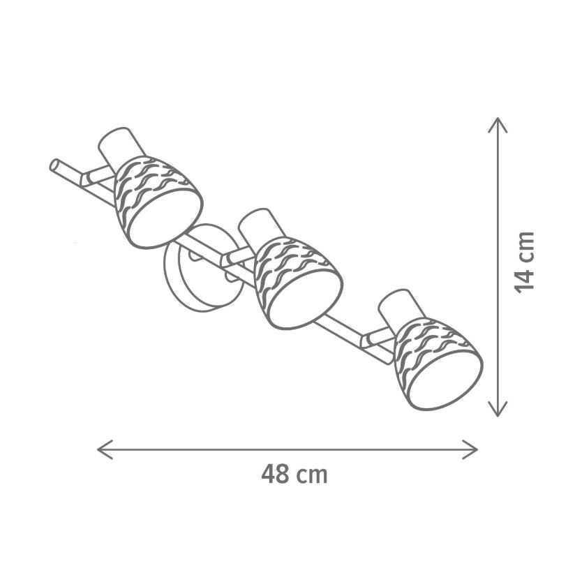Aplică decorativă ROUT PL3 Klausen alamă antichizată, atmosferă caldă și primitoare, iluminat clasic

