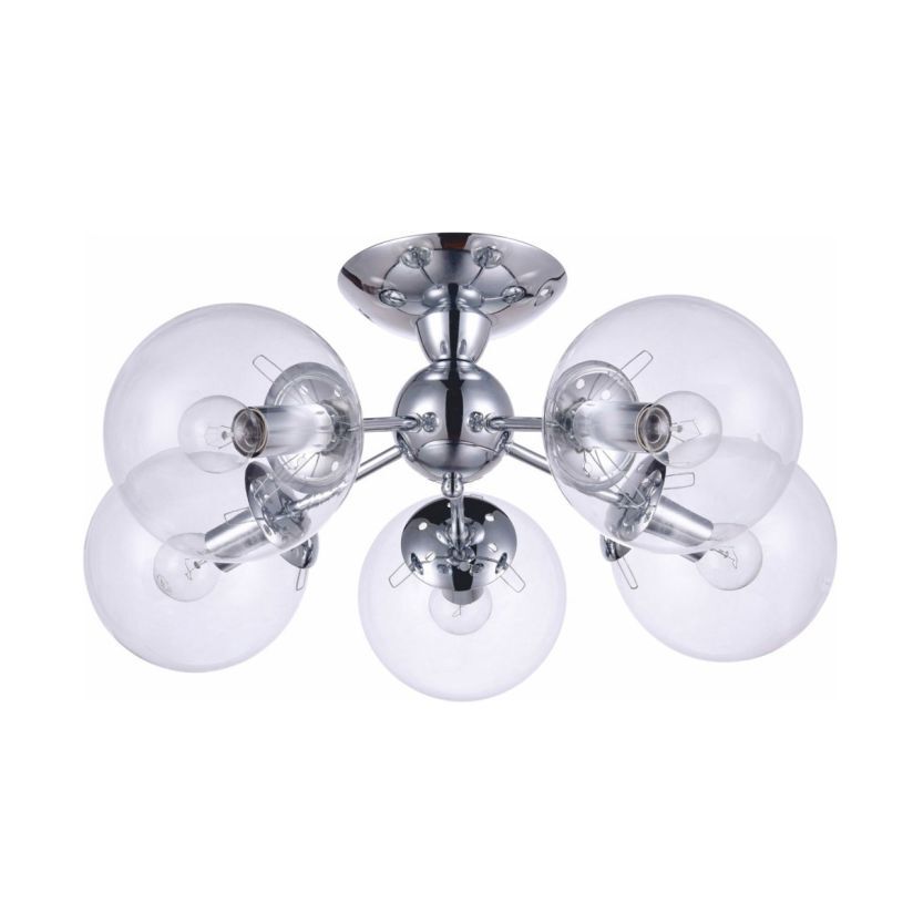 Candelabru SEDNA 5, LY-3458, 5xE27, argintiu