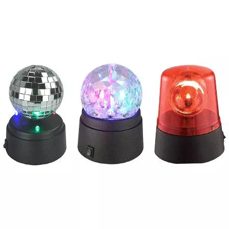 Set PARTY 3 efecte LED glob disco cu oglinzi glob disco girofar Party Light & Sound