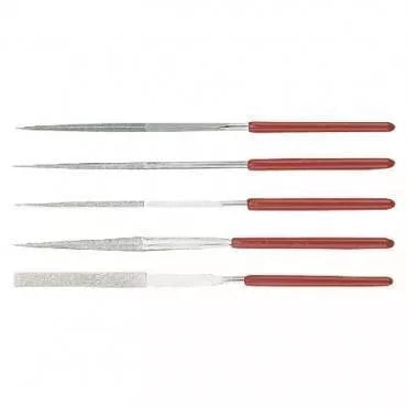 Set pile precizie diamantate cu maner gumat Proline