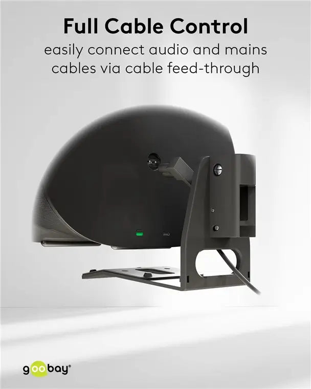 Set suport difuzor de perete Modern Sonos Era 300 Flex negru Goobay 71194