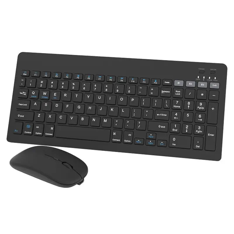 Set Wireless OMEGA OKM2658B tastatura ultra-subtire si mouse ultra-usor elegant negru