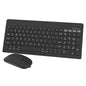Set Wireless OMEGA OKM2658B tastatura ultra-subtire si mouse ultra-usor elegant negru