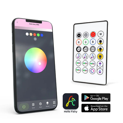 Sir 10m lumina inteligenta 100-240V 66 LED RGB Bluetooth/telecomanda 58386