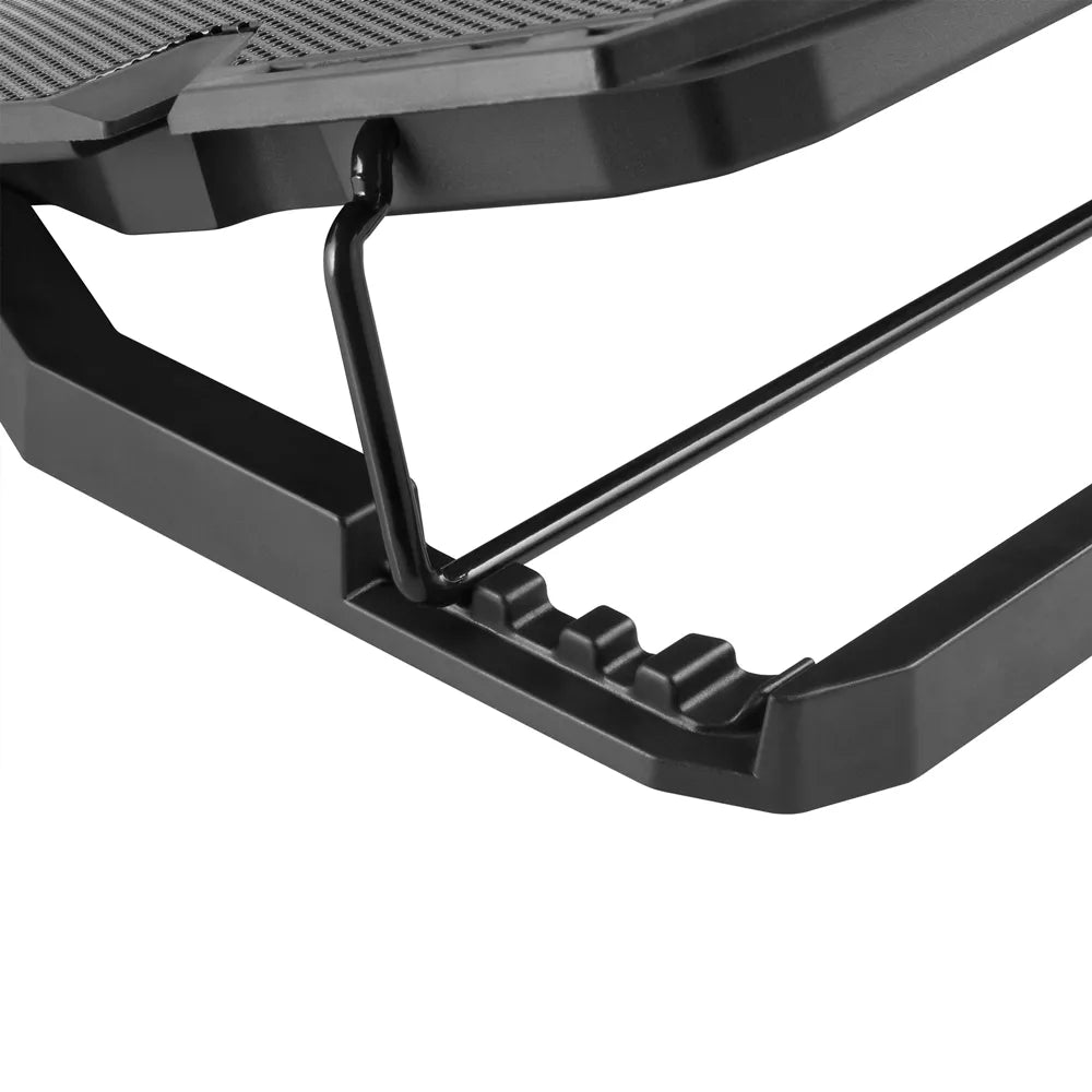 Stand cu sistem de racire pentru notebook gaming 5 ventilatoare si ecran LCD NGS