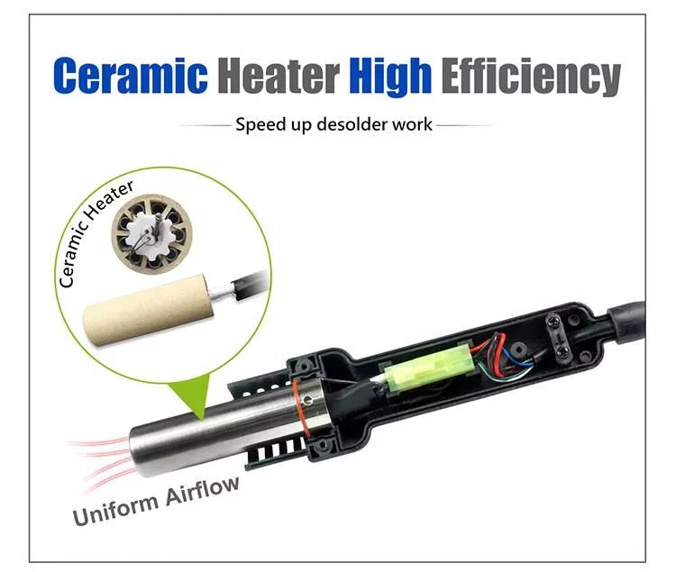 Statie de lipit cu aer cald si afisaj LCD ProsKit