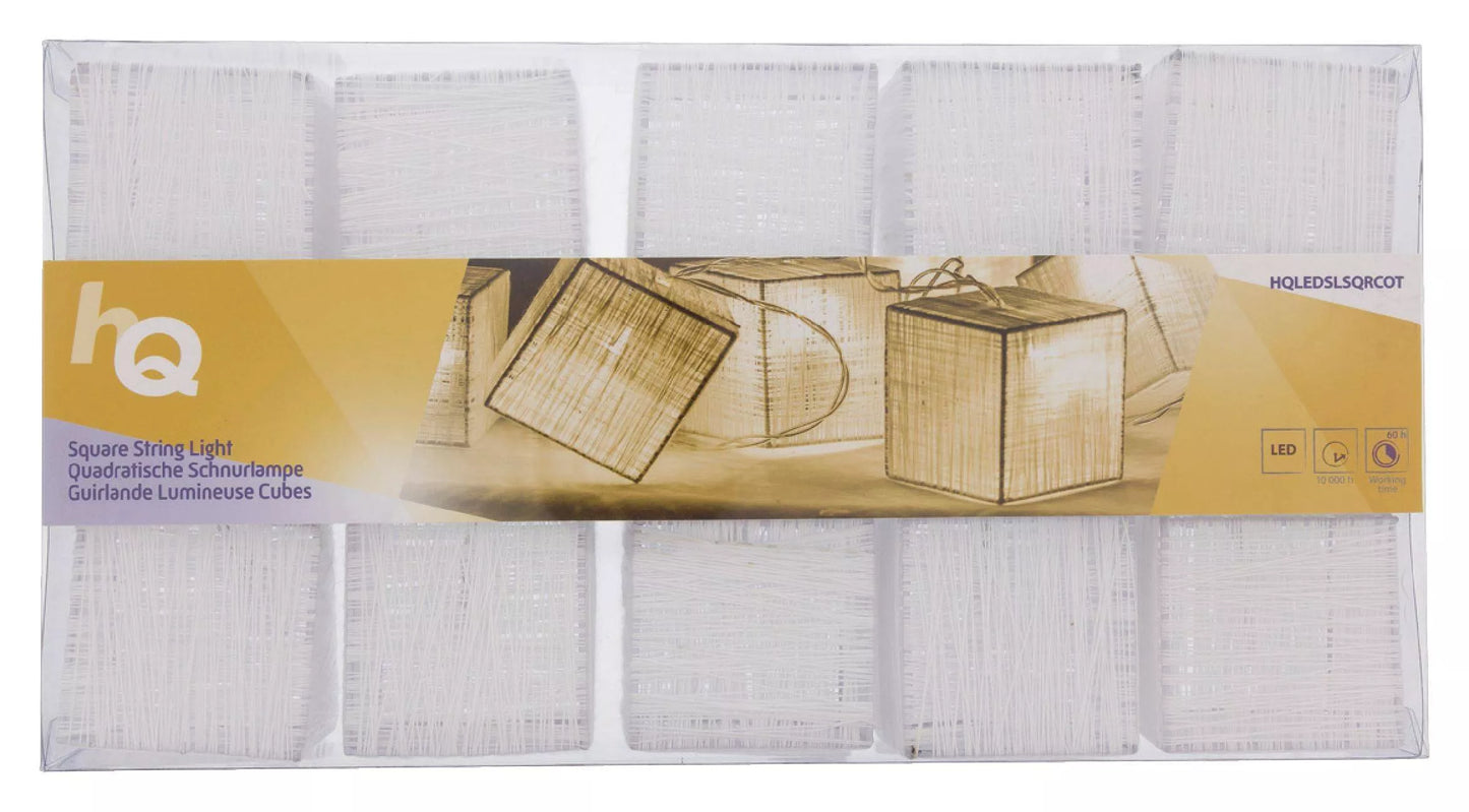 String Light Square 10 LED sir HQ