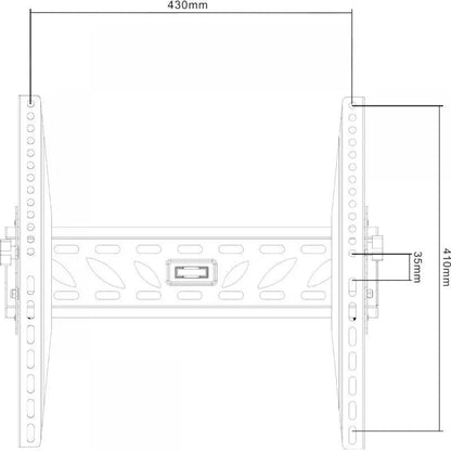 Suport LCD TV 32-55 inch negru BASIC Cabletech