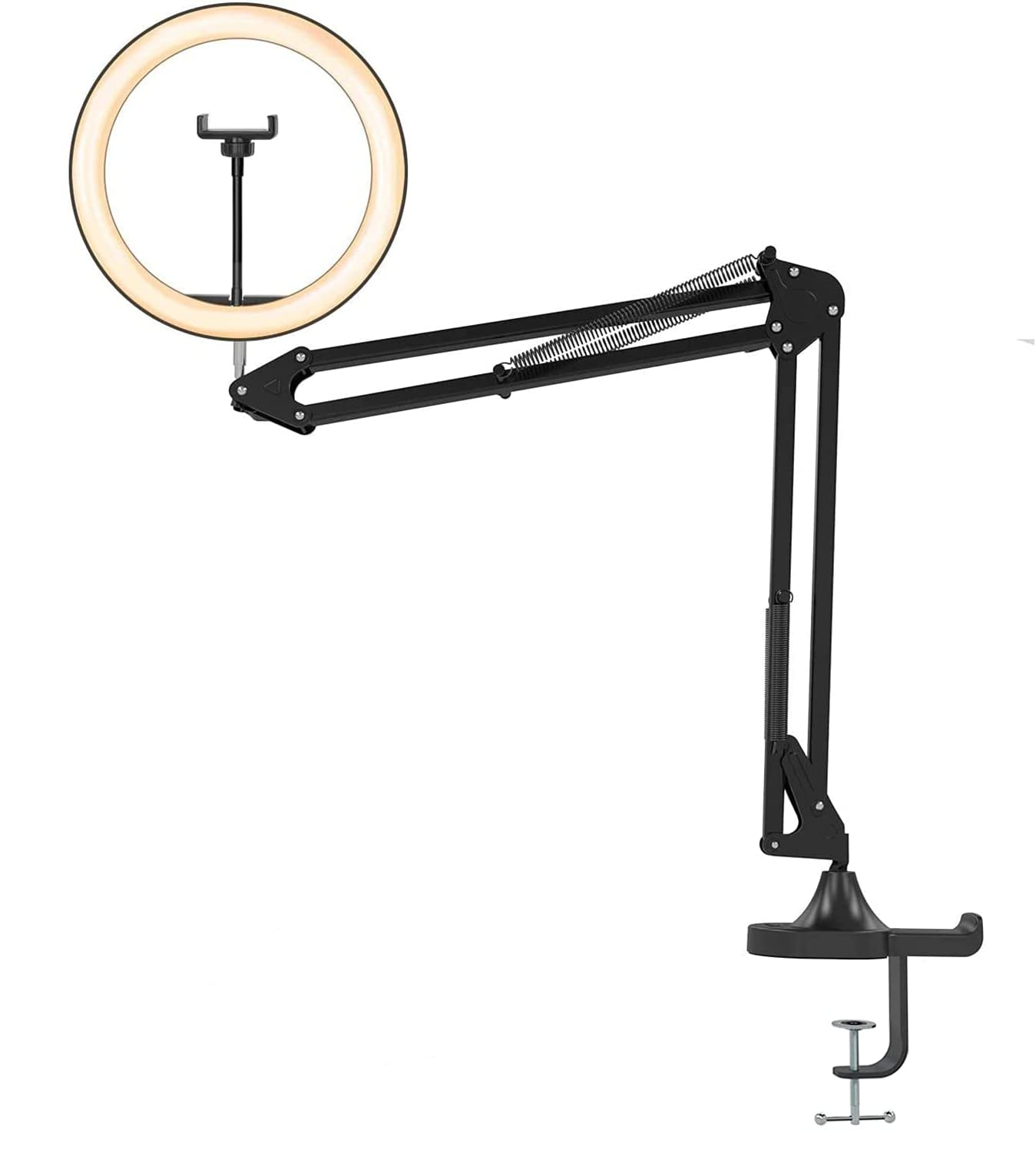 Suport telefon cu lumina LED 12 INCH circular