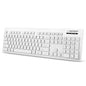 Tastatura USB Waterproof alba SINGAPORE ESPERANZA
