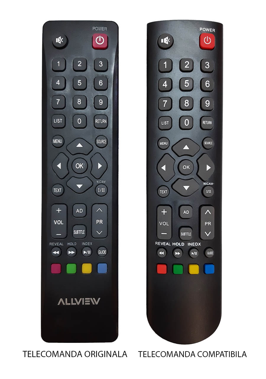 Telecomanda inlocuitoare compatibila pentru TV Allview 32ATC5500-H1-1 IR 1282 (347-1)