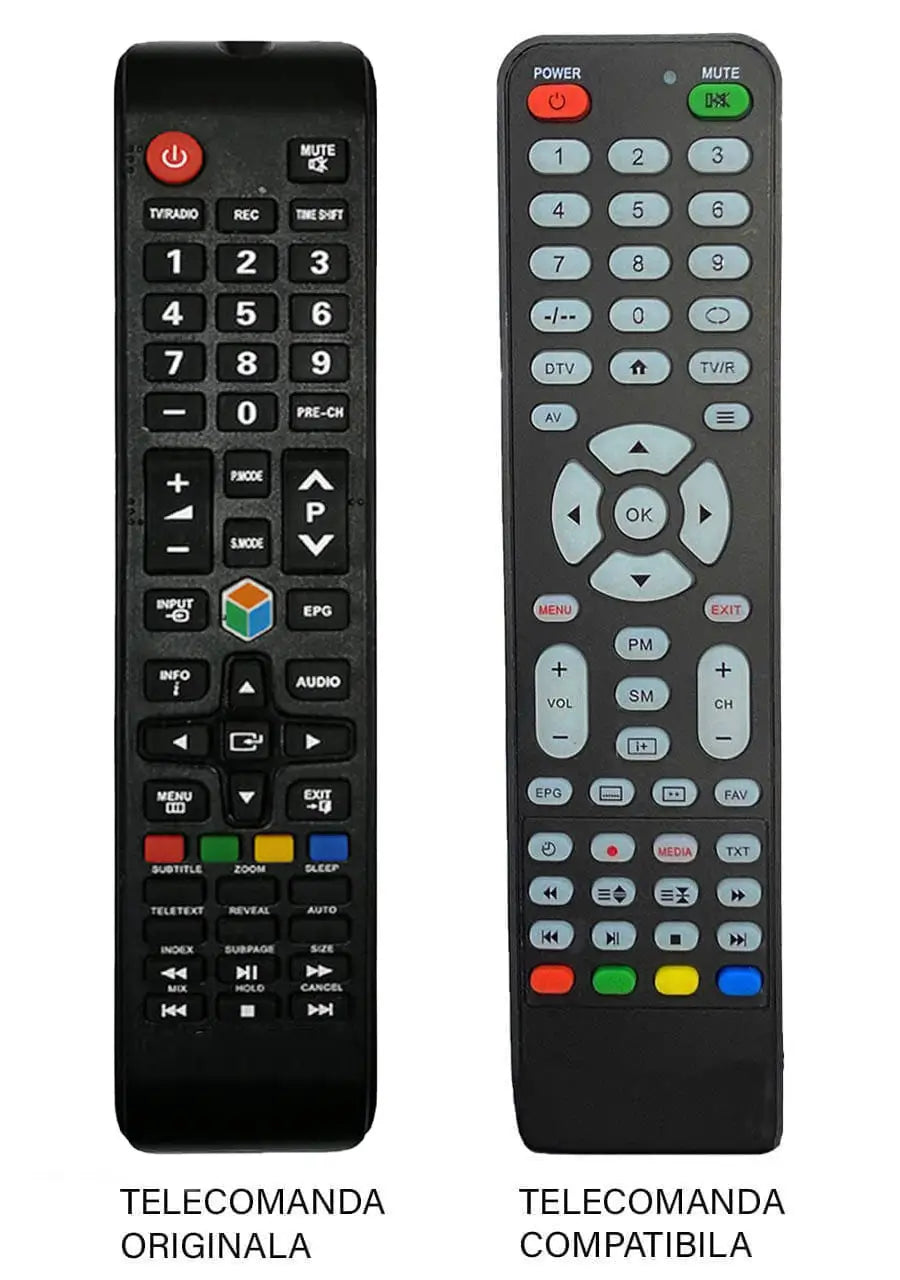 Telecomanda inlocuitoare compatibila pentru TV Nei Smart IR6121/00BF (74-1)